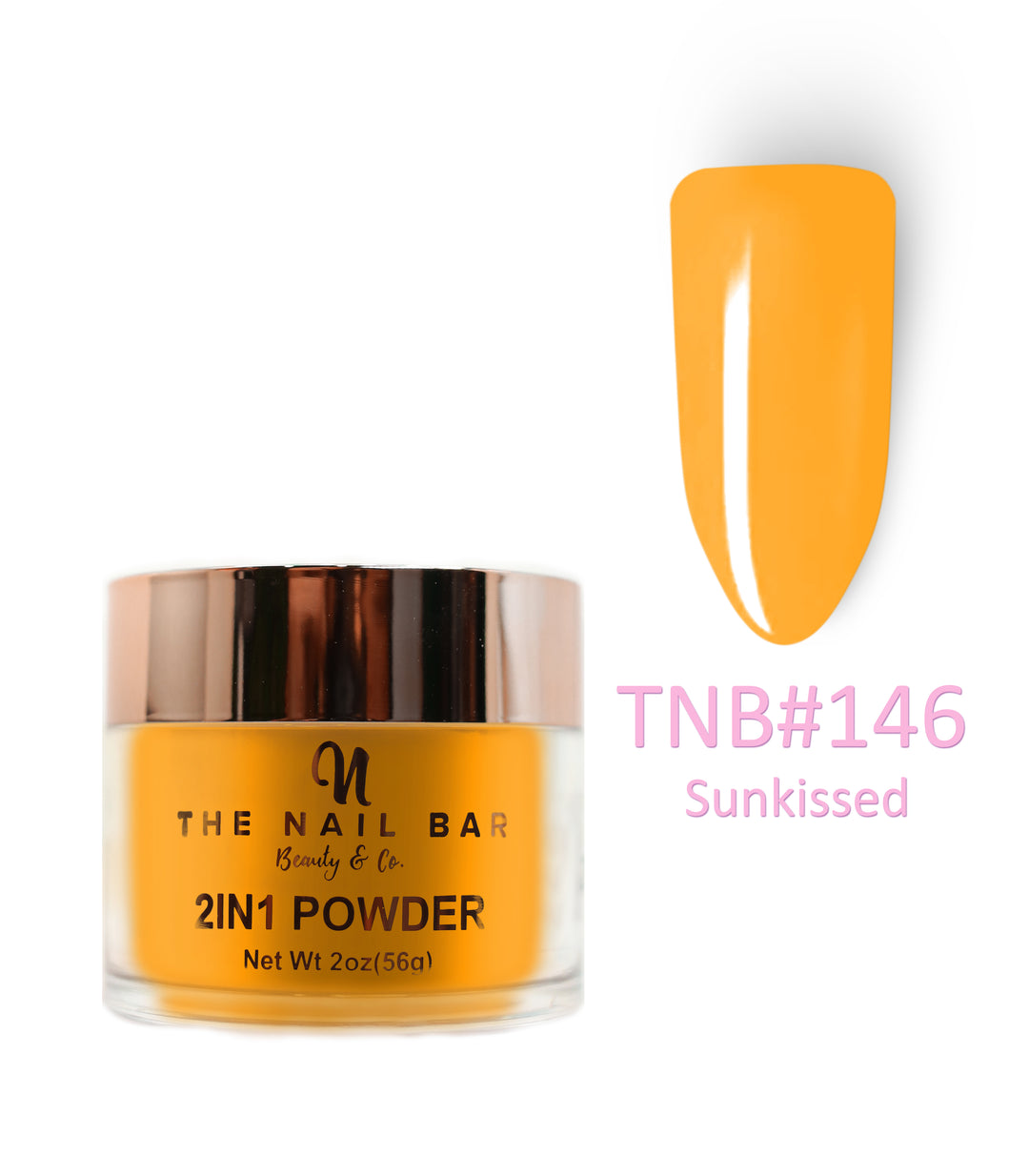 2-In-1 Dipping/Acrylic colour powder (2oz) - Sunkissed