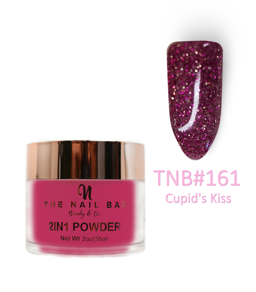 2-In-1 Dipping/Acrylic colour powder (2oz) - Cupid's Kiss