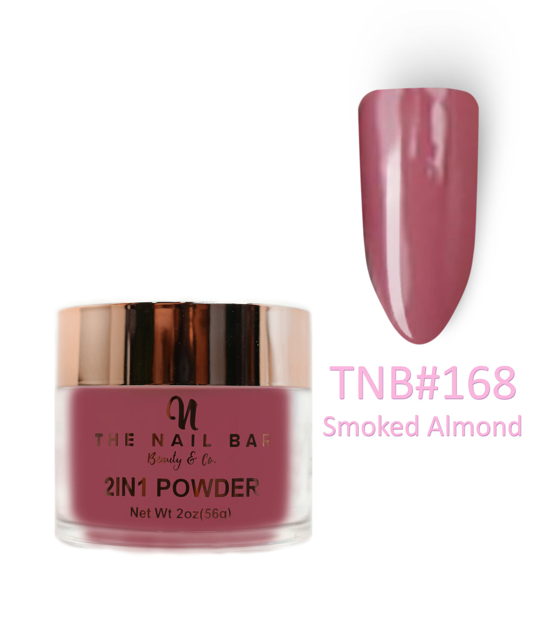 2-In-1 Dipping/Acrylic colour powder (2oz) - Smoked Almond