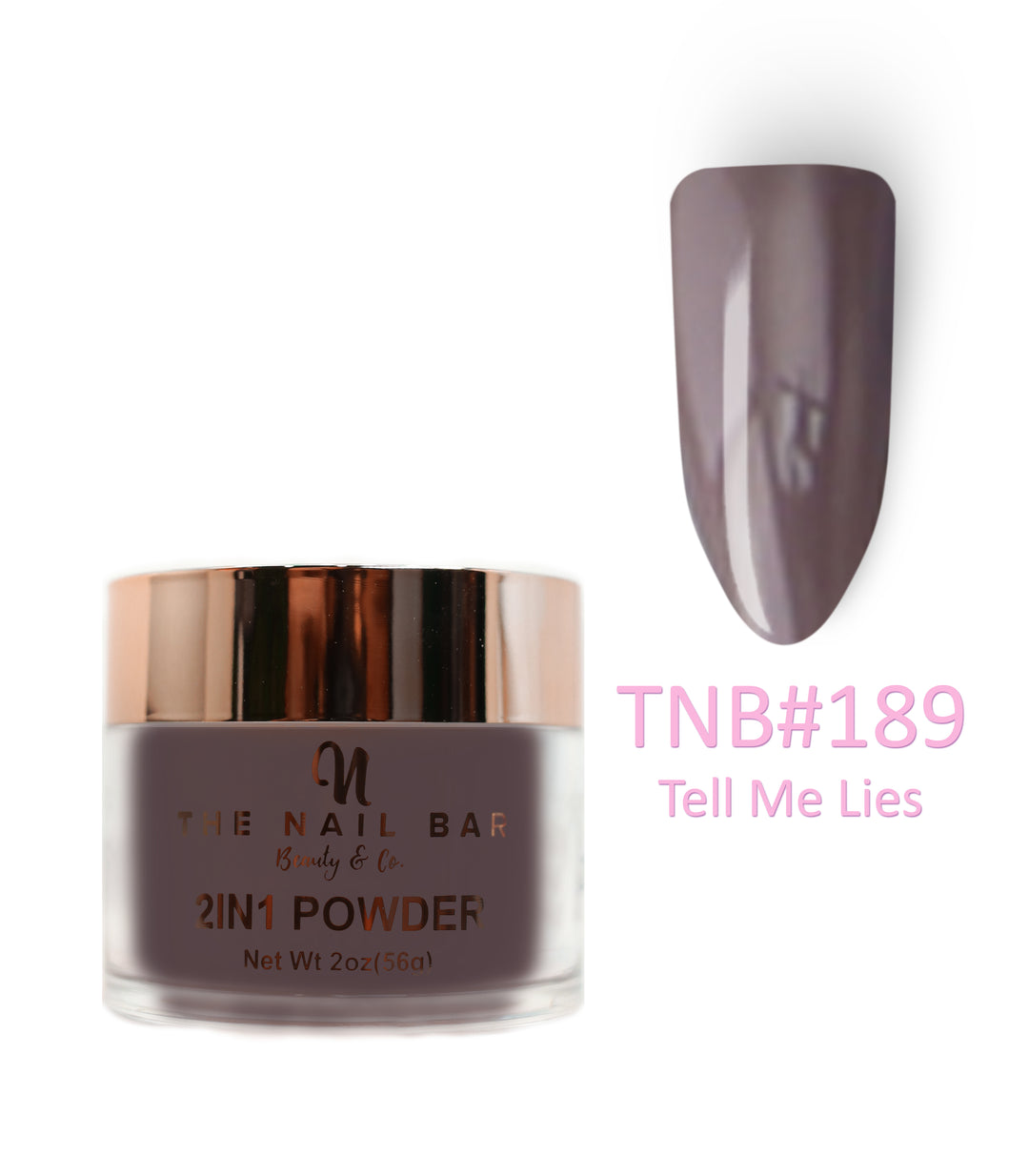 2-In-1 Dipping/Acrylic colour powder (2oz) - Tell Me Lies