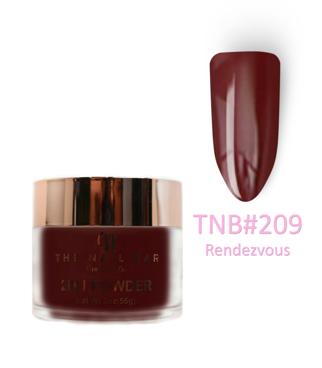 2-In-1 Dipping/Acrylic colour powder (2oz) - Rendezvous
