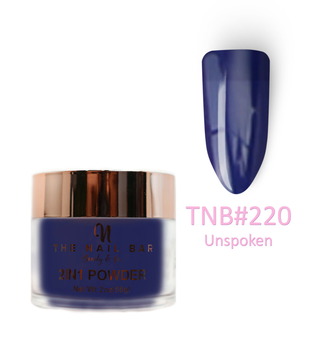 2-In-1 Dipping/Acrylic colour powder (2oz) - Unspoken