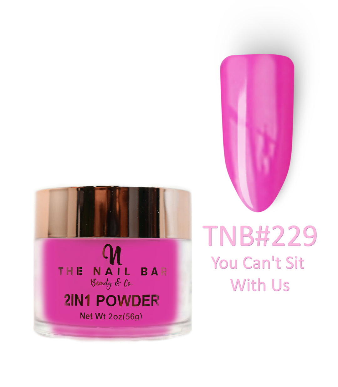 2-In-1 Dipping/Acrylic colour powder (2oz) - You Can't Sit With Us