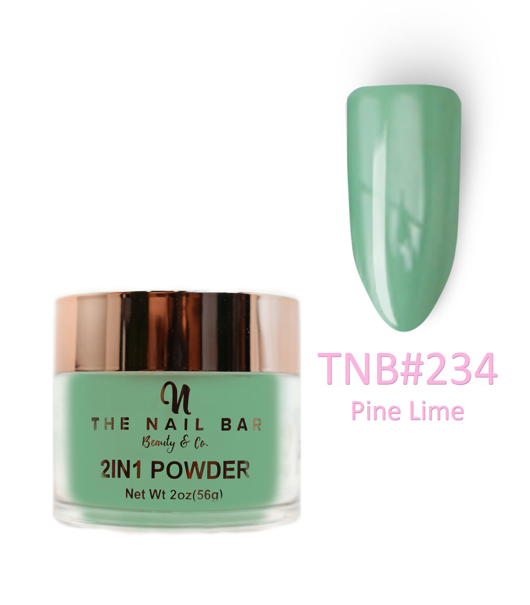 2-In-1 Dipping/Acrylic colour powder (2oz) - Pine Lime