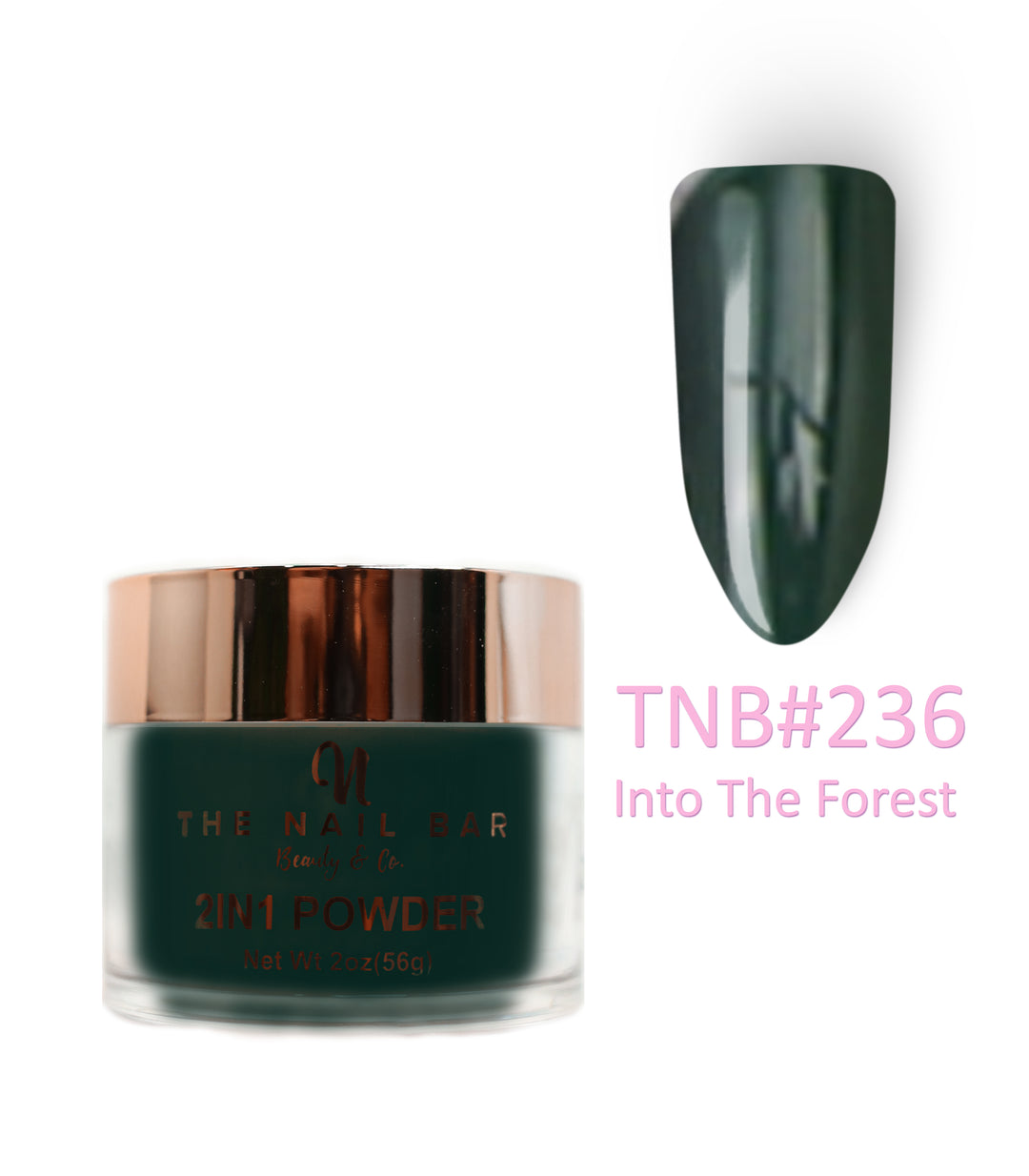 2-In-1 Dipping/Acrylic colour powder (2oz) - Into The Forest