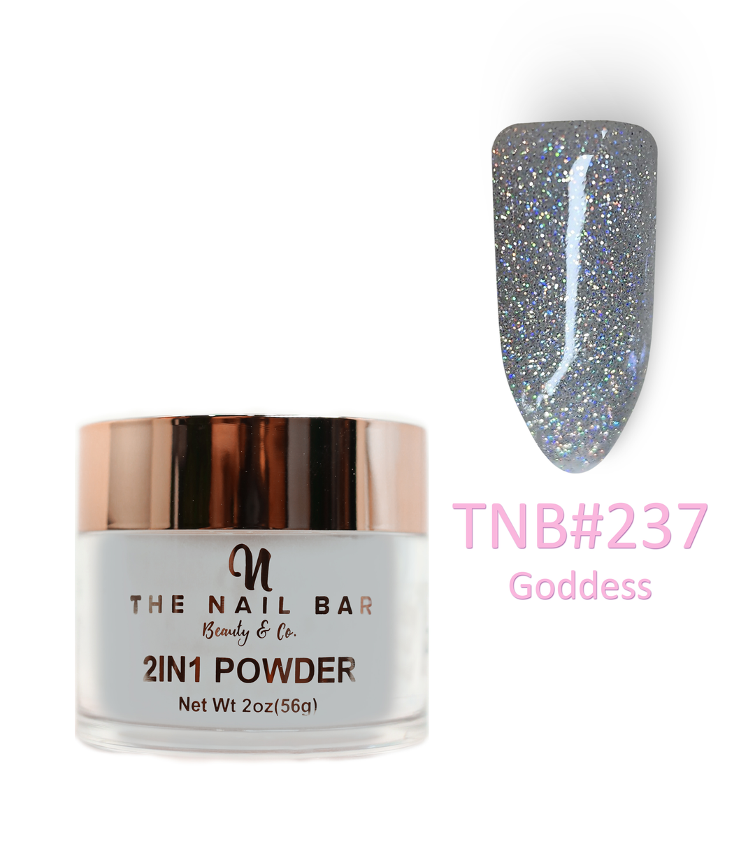 2-In-1 Dipping/Acrylic colour powder (2oz) - Goddess