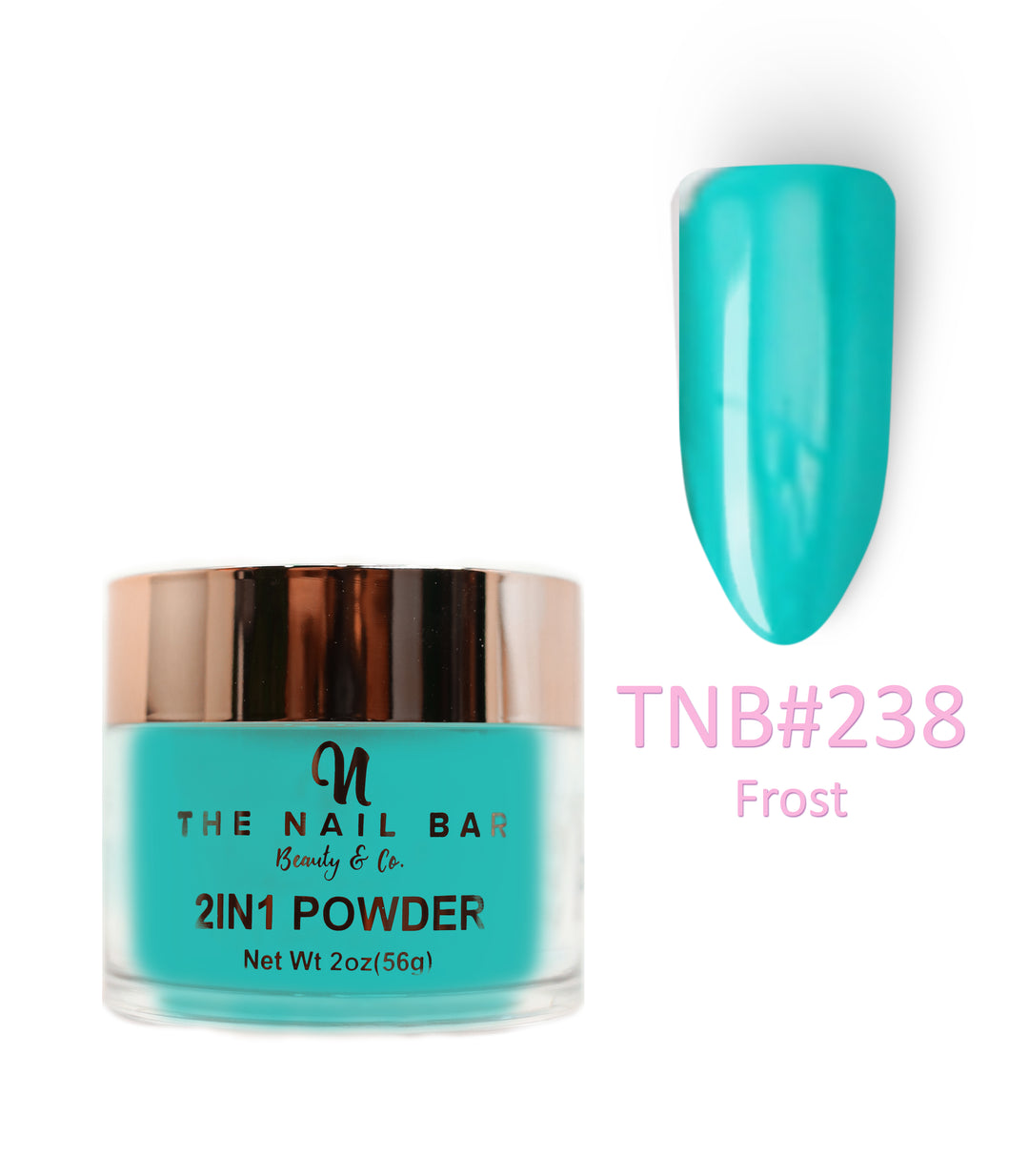 2-In-1 Dipping/Acrylic colour powder (2oz) - Frost