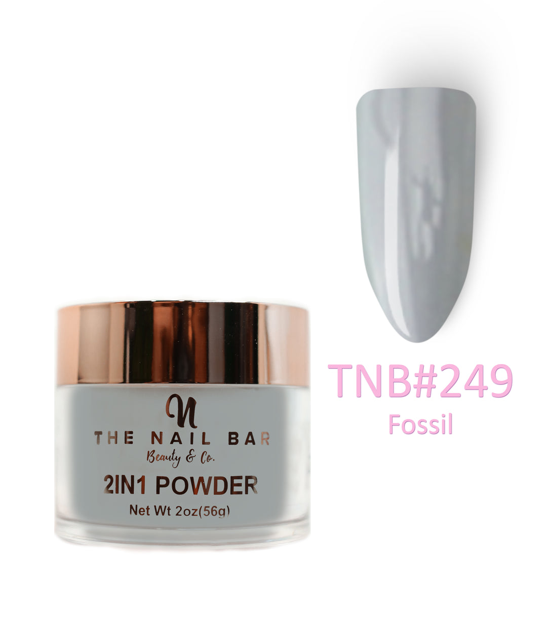 2-In-1 Dipping/Acrylic colour powder (2oz) - Fossil