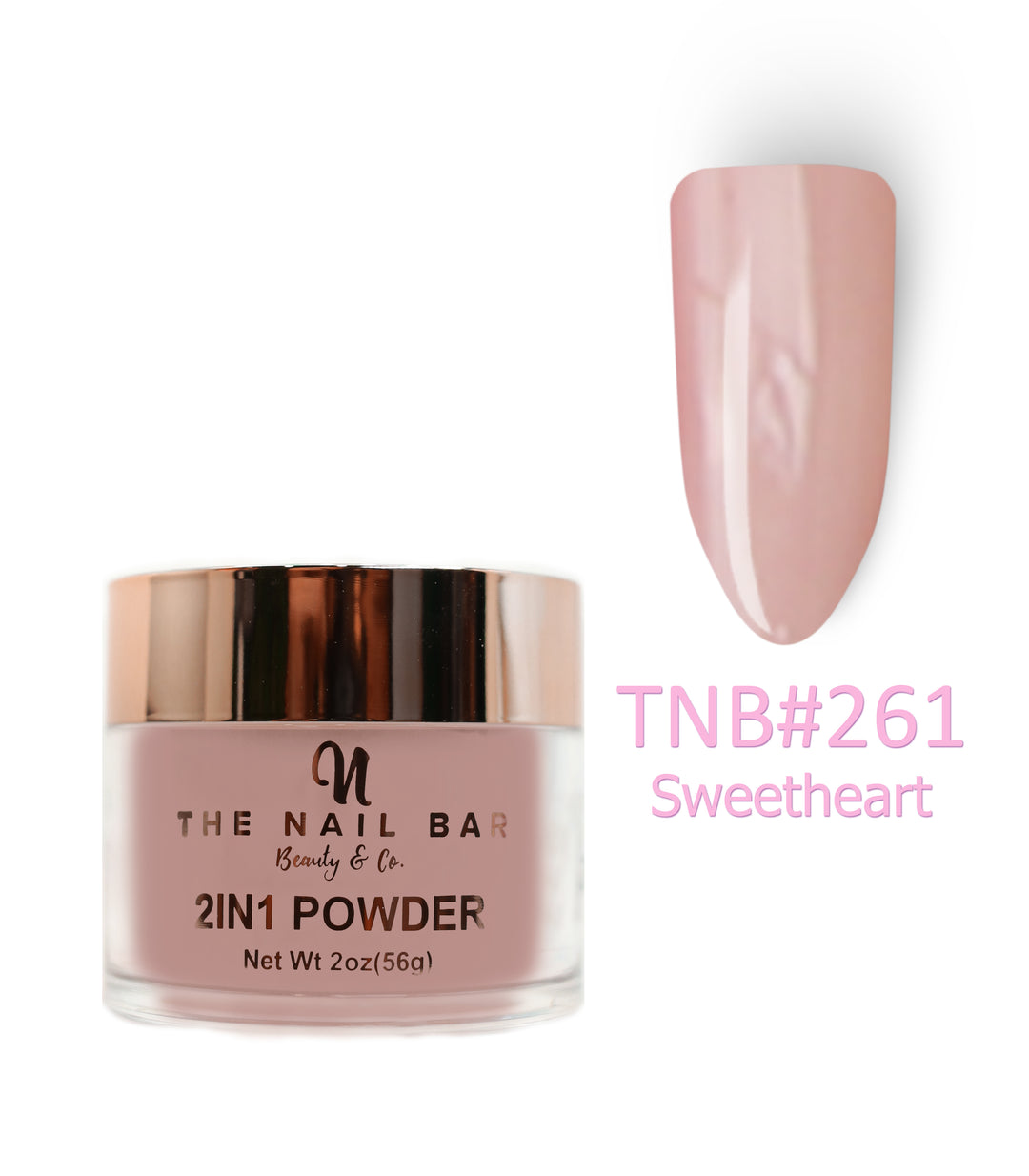 2-In-1 Dipping/Acrylic colour powder (2oz) - Sweetheart