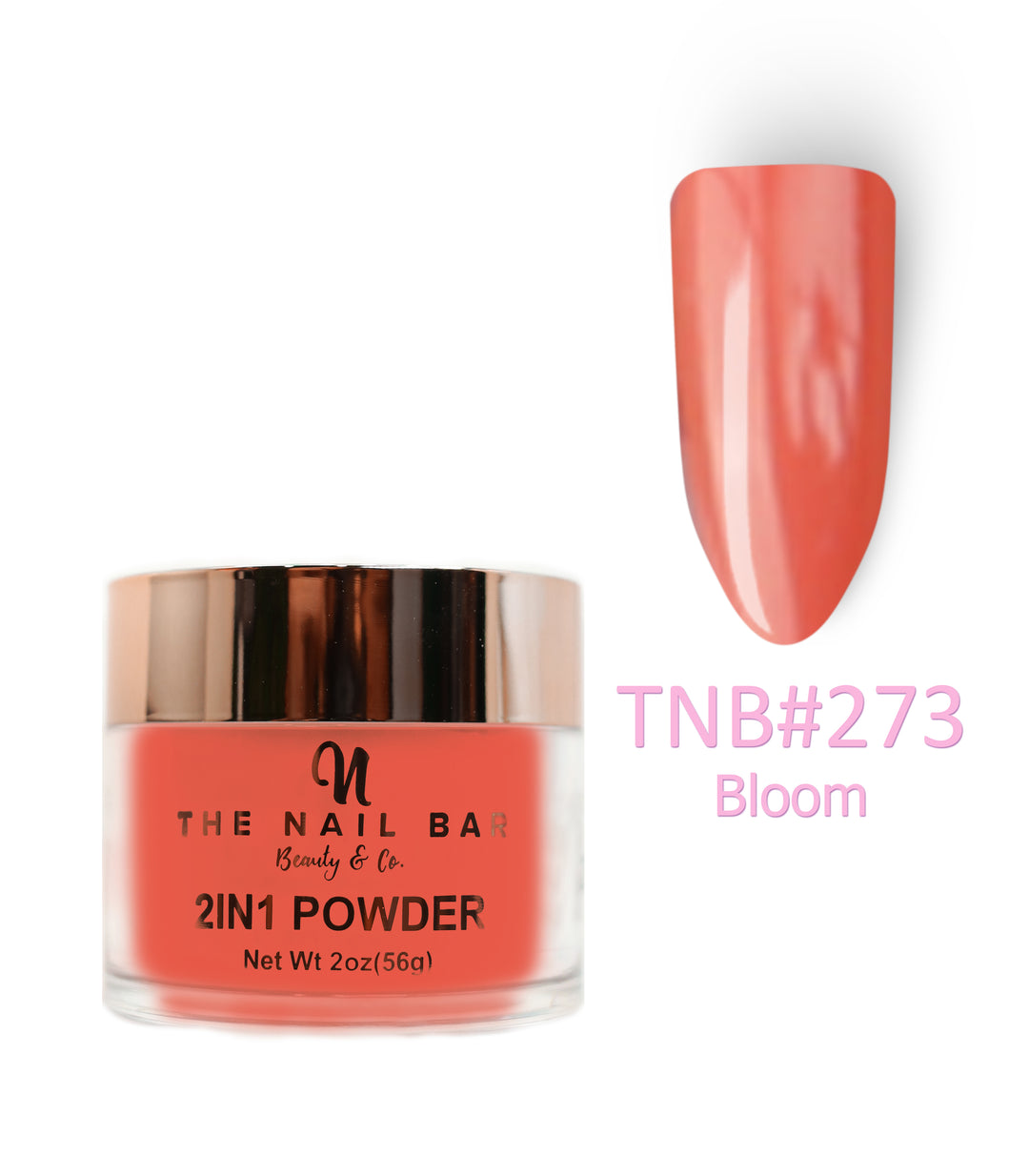 2-In-1 Dipping/Acrylic colour powder (2oz) - Bloom
