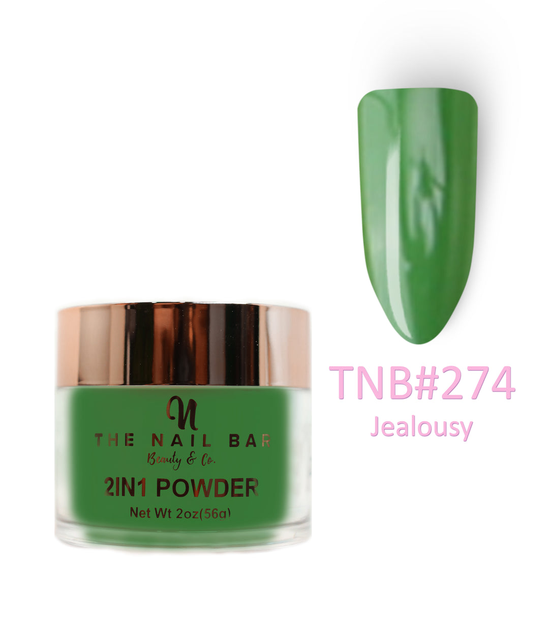 2-In-1 Dipping/Acrylic colour powder (2oz) - Jealousy