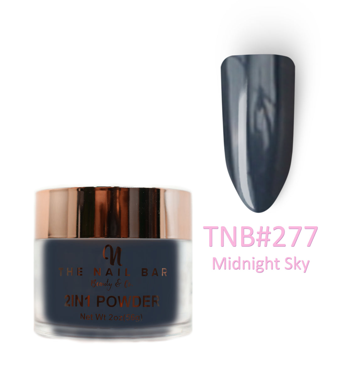 2-In-1 Dipping/Acrylic colour powder (2oz) - Midnight Sky