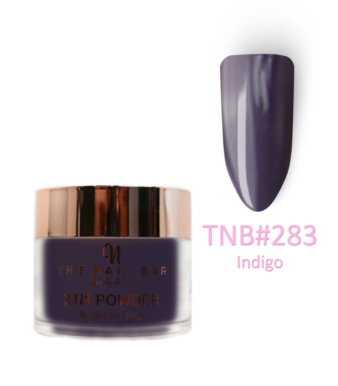 2-In-1 Dipping/Acrylic colour powder (2oz) - Indigo