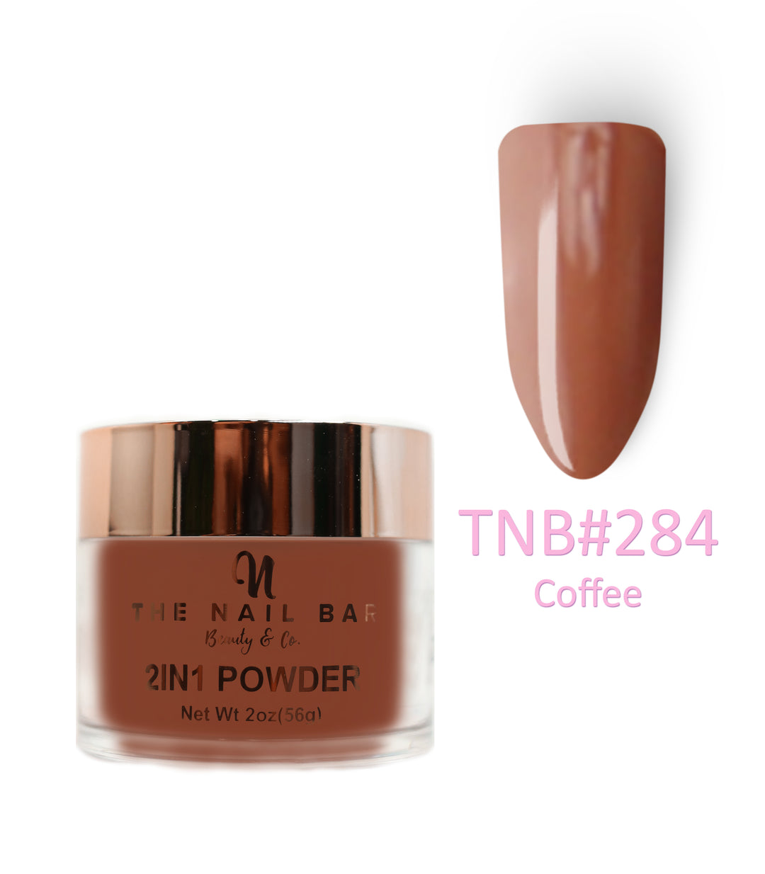 2-In-1 Dipping/Acrylic colour powder (2oz) - Coffee
