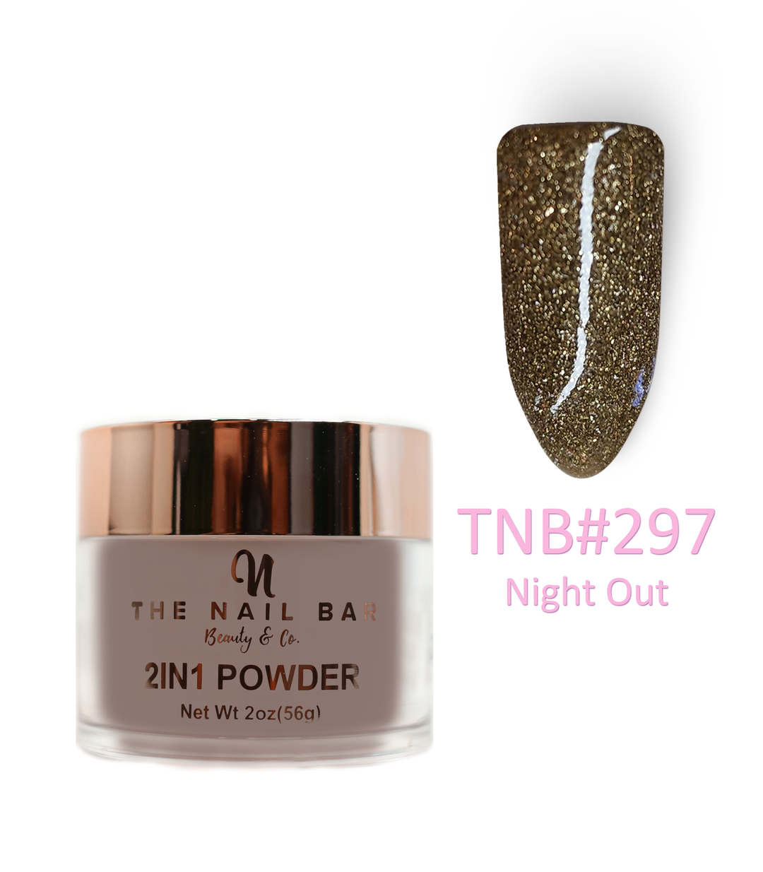 2-In-1 Dipping/Acrylic colour powder (2oz) - Night Out