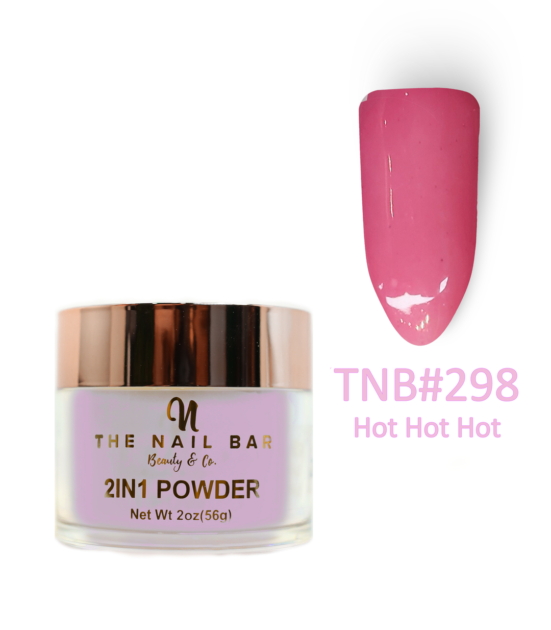 2-In-1 Dipping/Acrylic colour powder (2oz) - Hot Hot Hot