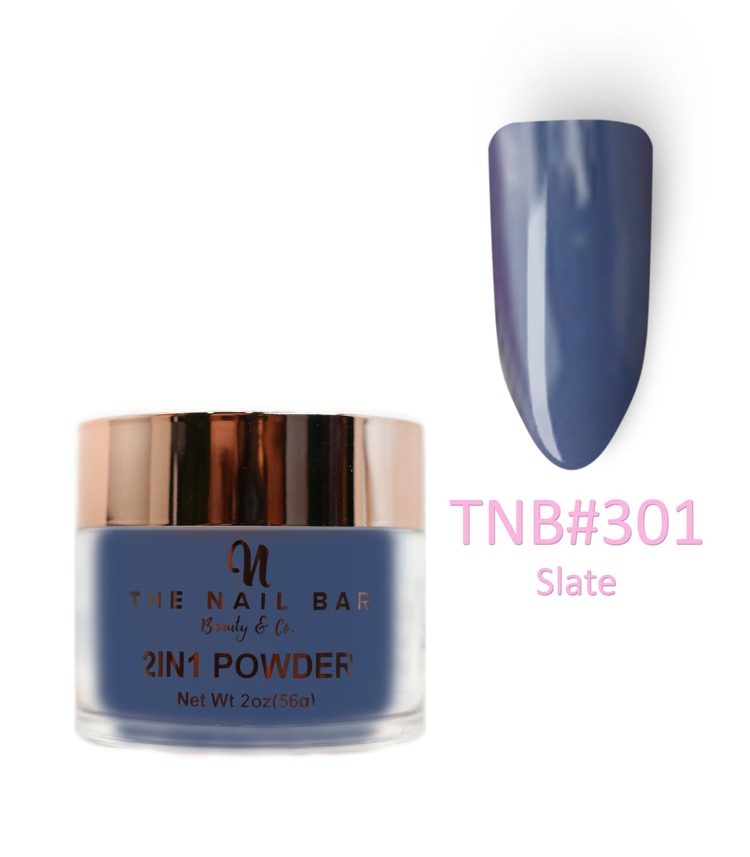 2-In-1 Dipping/Acrylic colour powder (2oz) - Slate