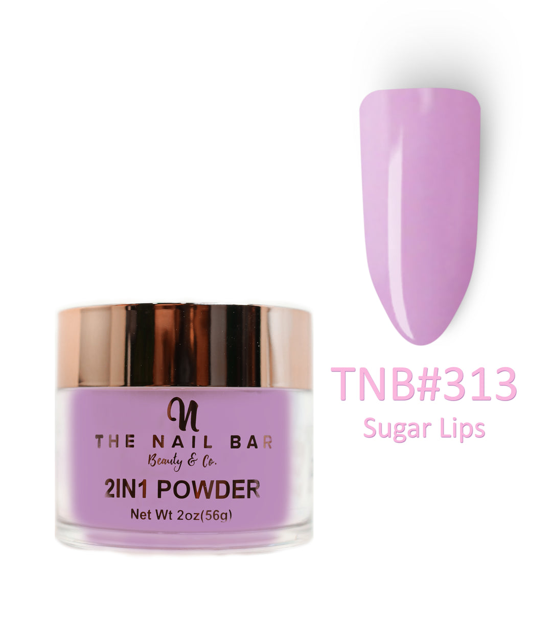 2-In-1 Dipping/Acrylic colour powder (2oz) - Sugar Lips