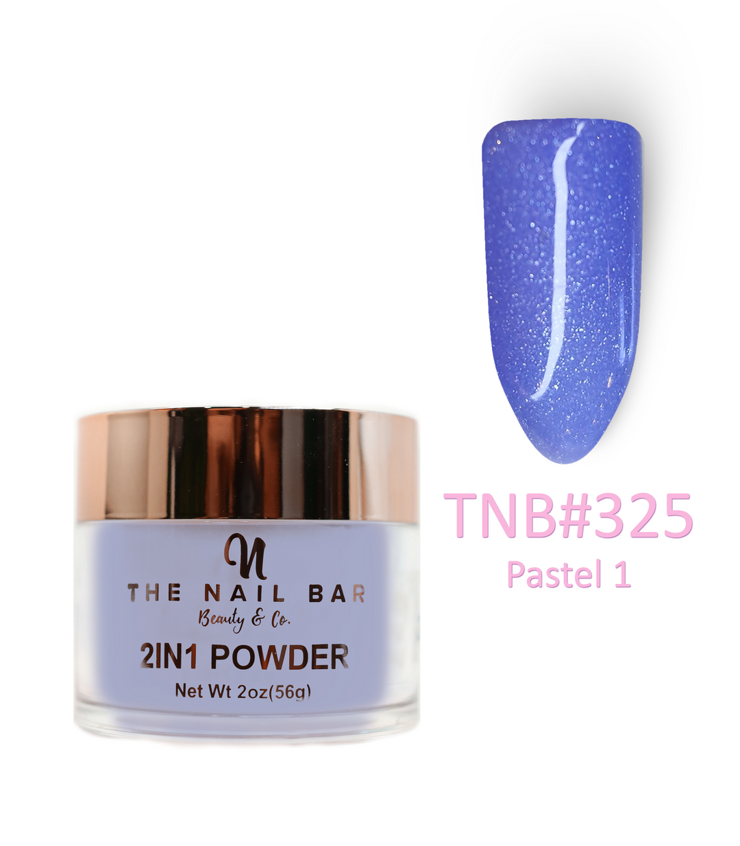 2-In-1 Dipping/Acrylic colour powder (2oz) - Pastel 1