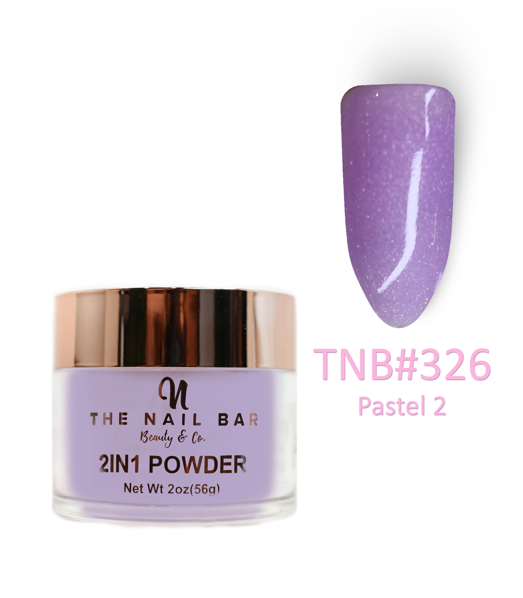 2-In-1 Dipping/Acrylic colour powder (2oz) - Pastel 2