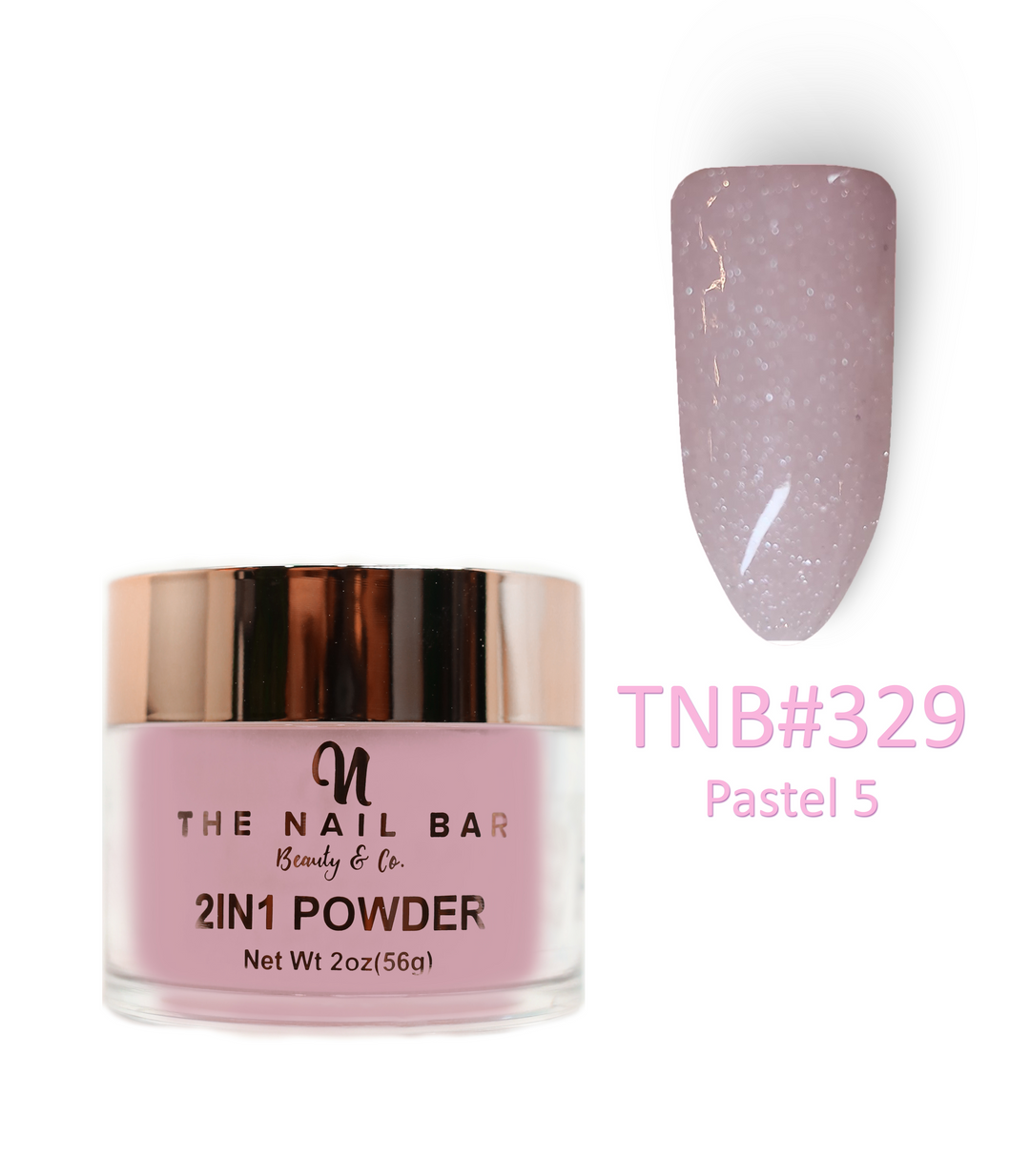 2-In-1 Dipping/Acrylic colour powder (2oz) - Pastel 5