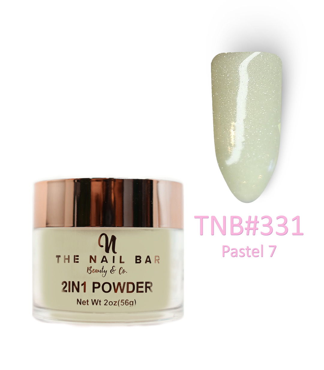 2-In-1 Dipping/Acrylic colour powder (2oz) - Pastel 7
