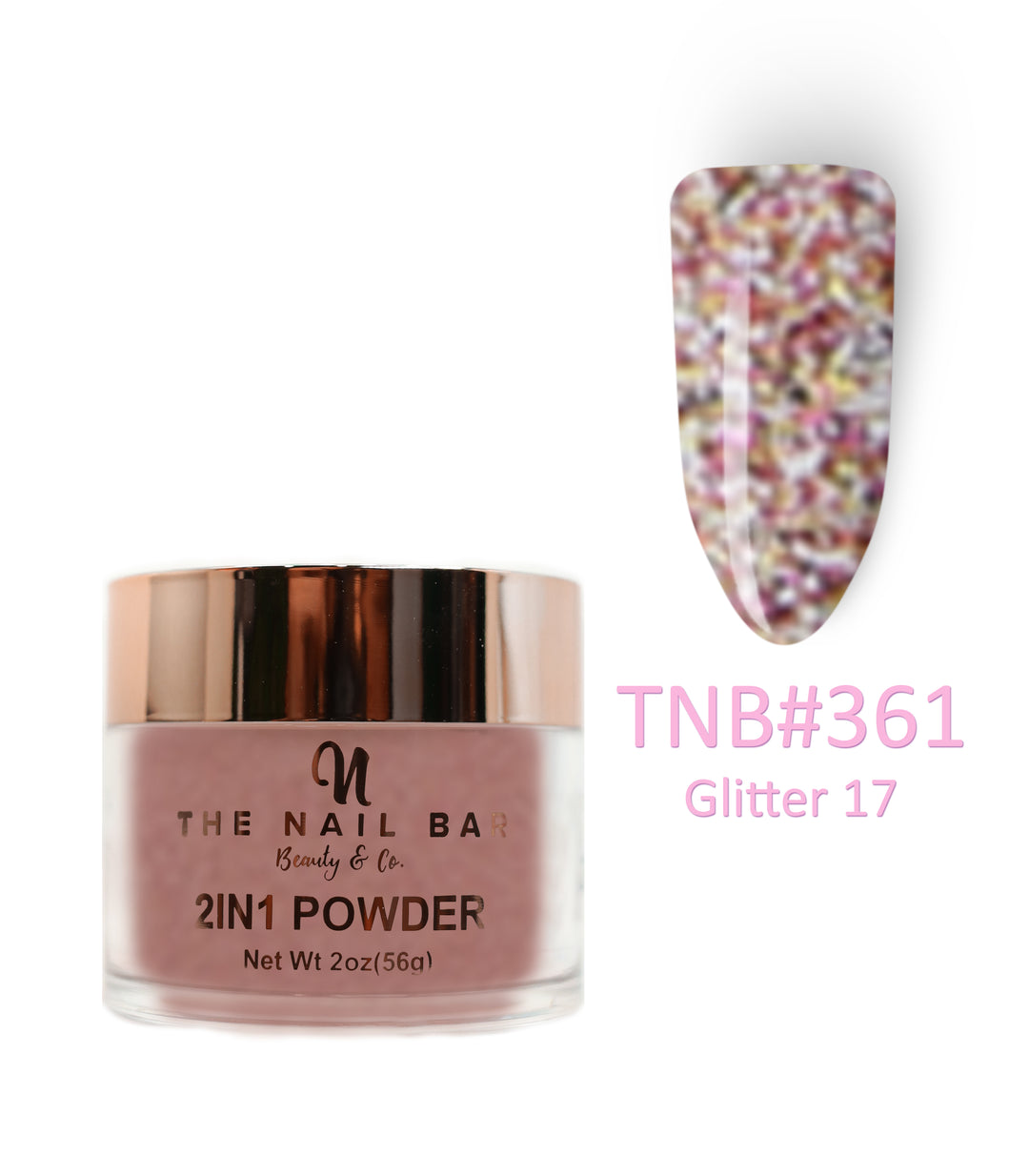2-In-1 Dipping/Acrylic colour powder (2oz) - Glitter 18
