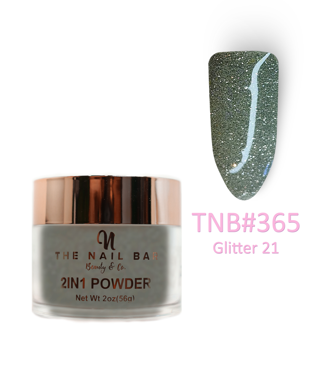 2-In-1 Dipping/Acrylic colour powder (2oz) - Glitter 21