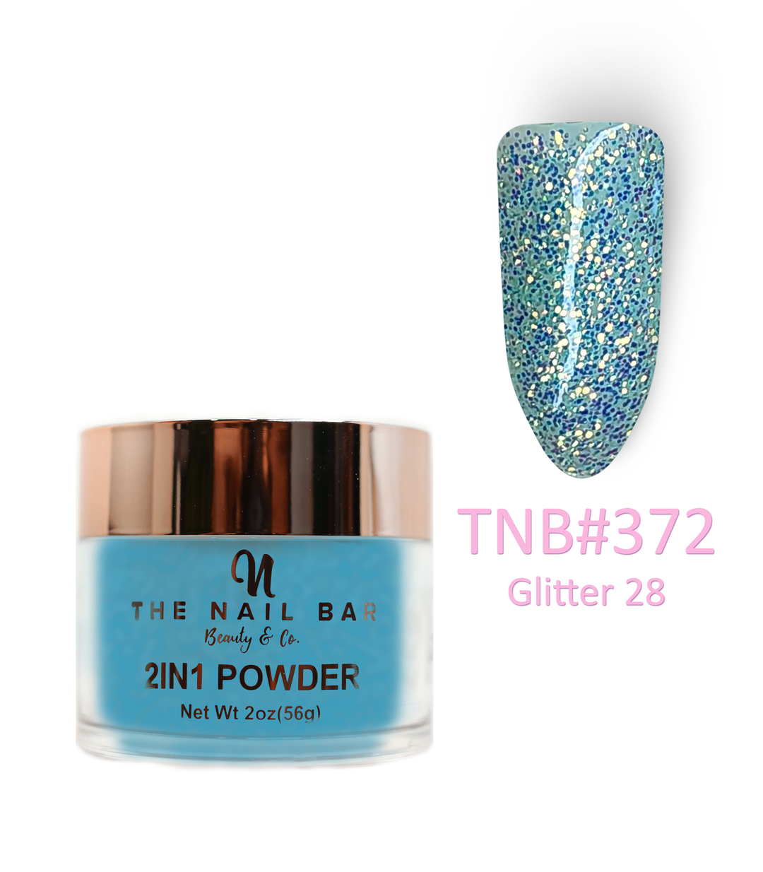 2-In-1 Dipping/Acrylic colour powder (2oz) - Glitter 28