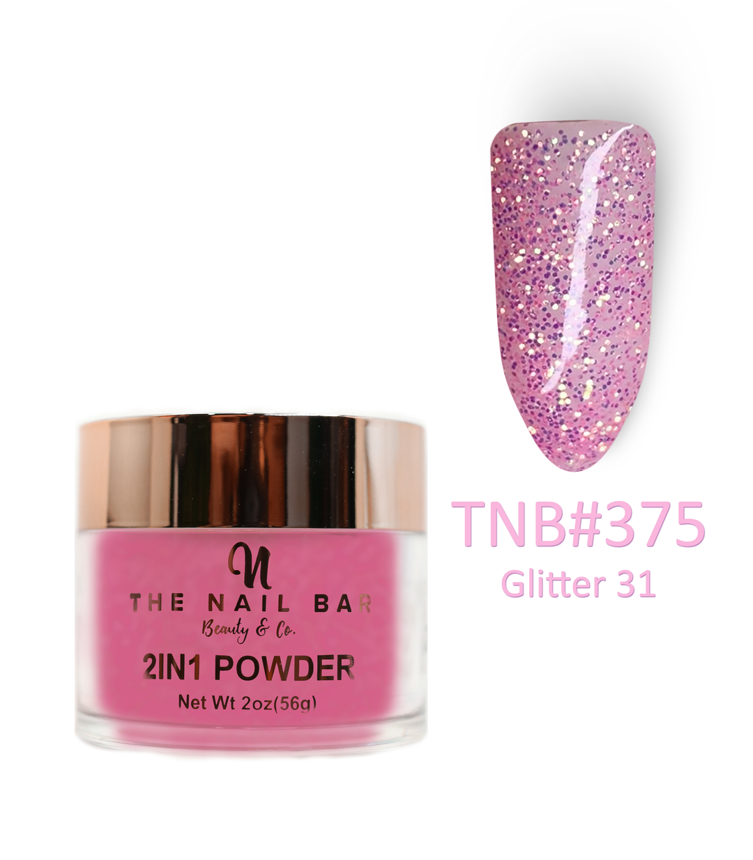 2-In-1 Dipping/Acrylic colour powder (2oz) - Glitter 31