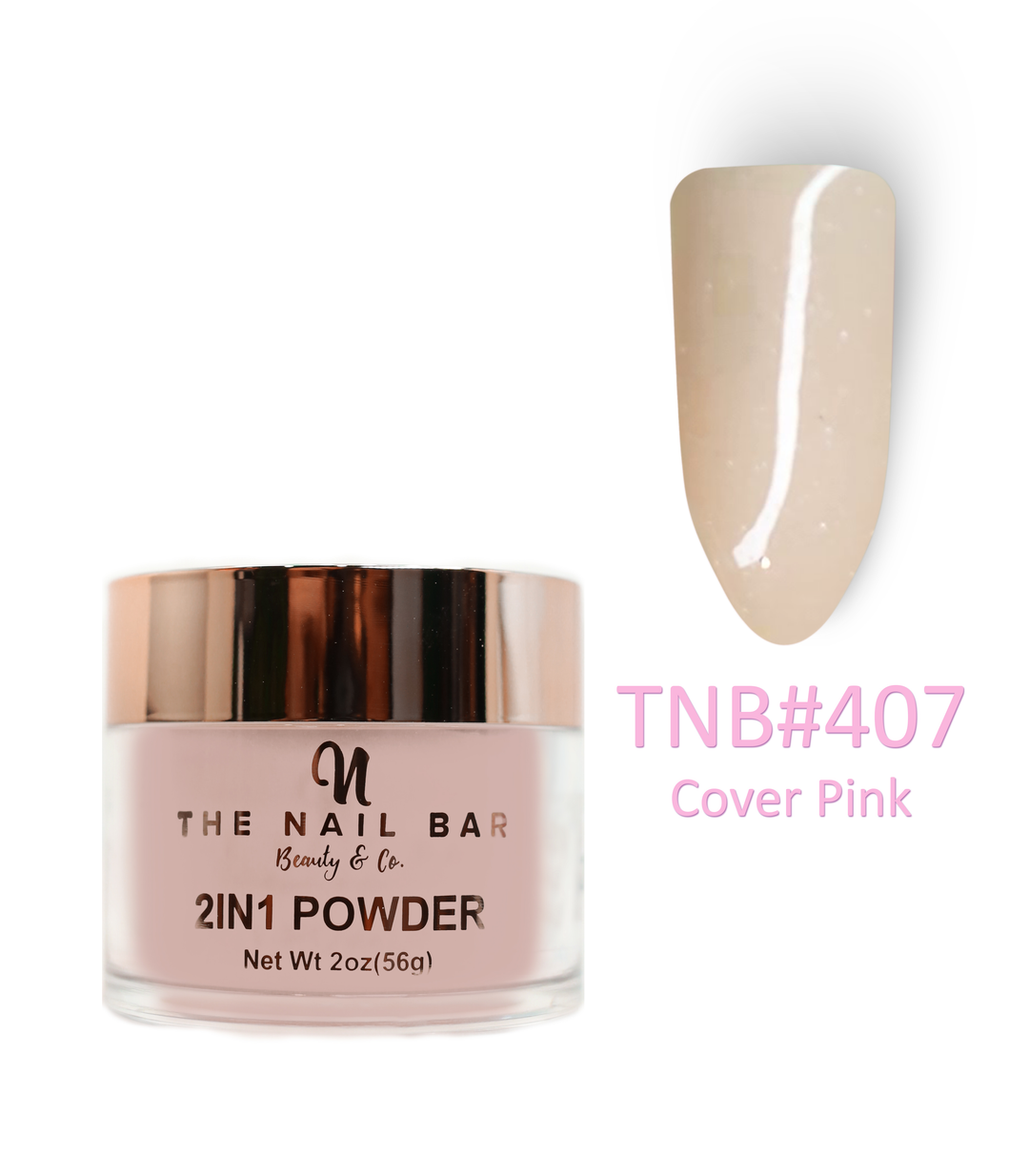 2-In-1 Dipping/Acrylic colour powder (2oz) - cover pink