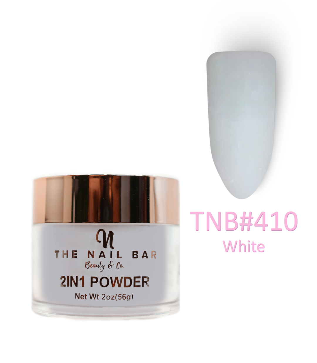 2-In-1 Dipping/Acrylic colour powder (2oz) - White