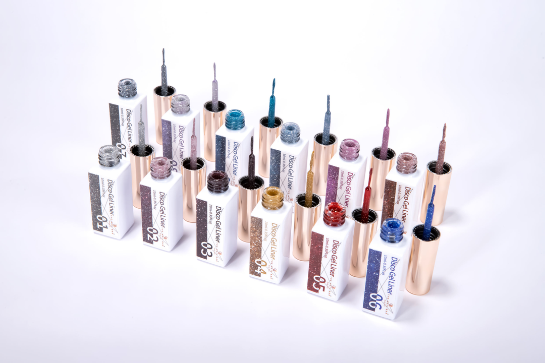 Disco Reflective Liner Gel Polish Set – 12 Colours (10ml)
