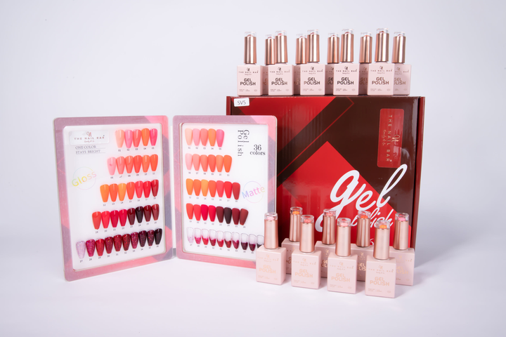 36-Colour Red Gel Collection – Bold, Classic, and Statement Shades