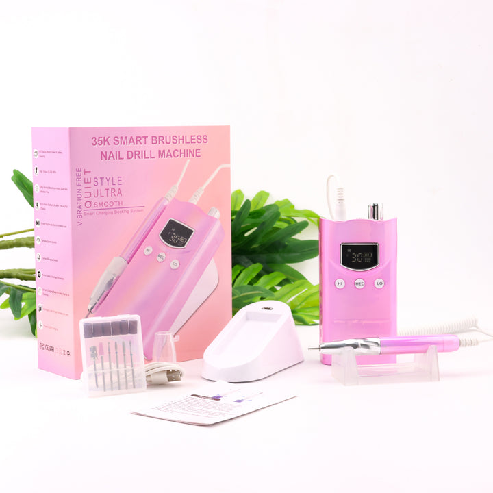 2-In-1 HYBRID BRUSHLESS NAIL DRILL 35000RPM