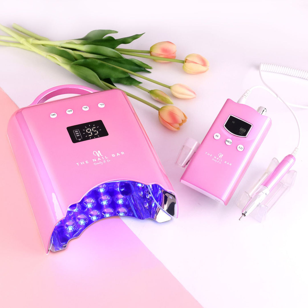 CORDLESS 35000RPM NAIL DRILL & LED NAIL LAMP