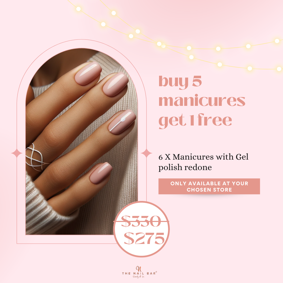 Prepaid - 6 X Manicures with Gel polish redone