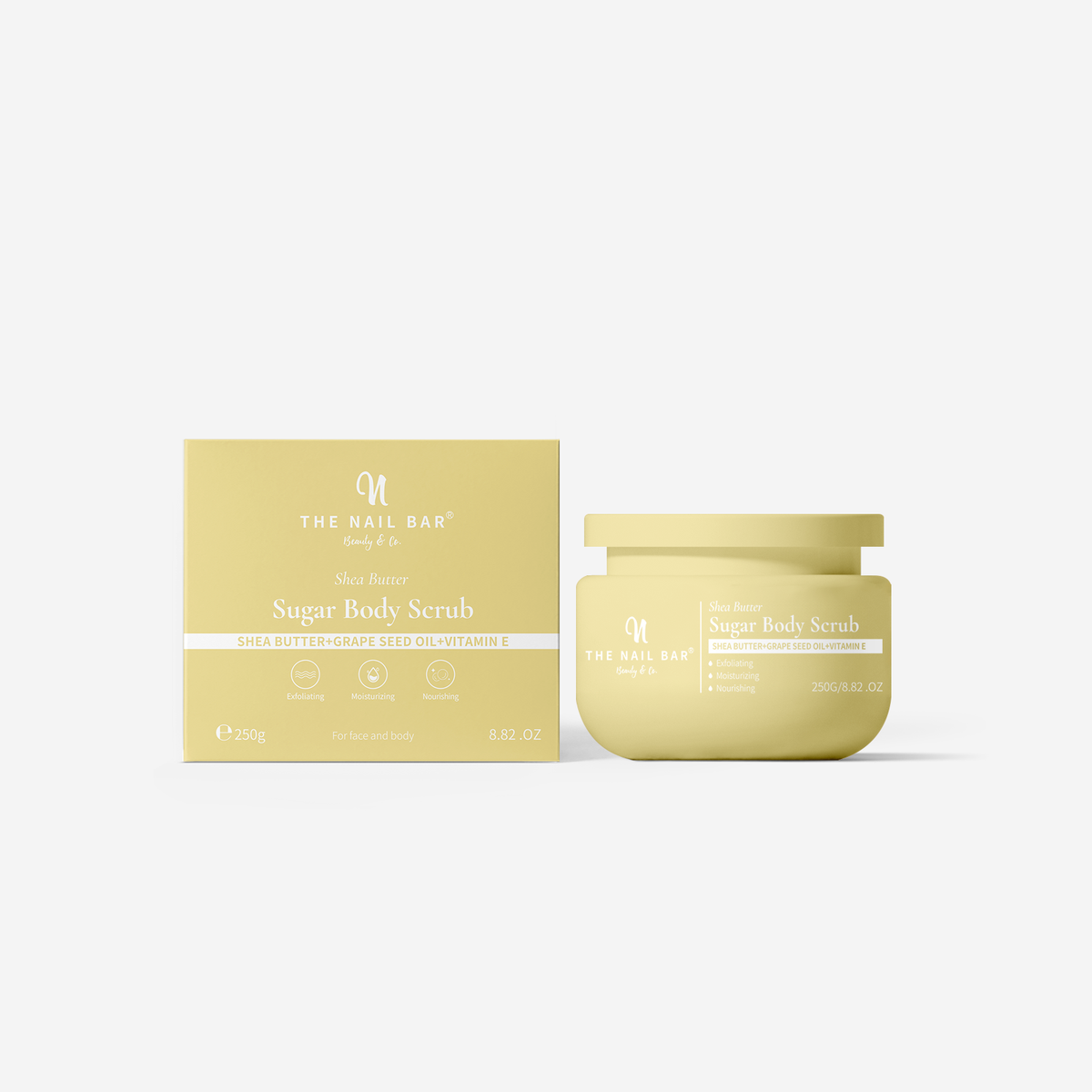 Shea Butter Sugar Body Scrub - The Nail Bar Beauty & Co.