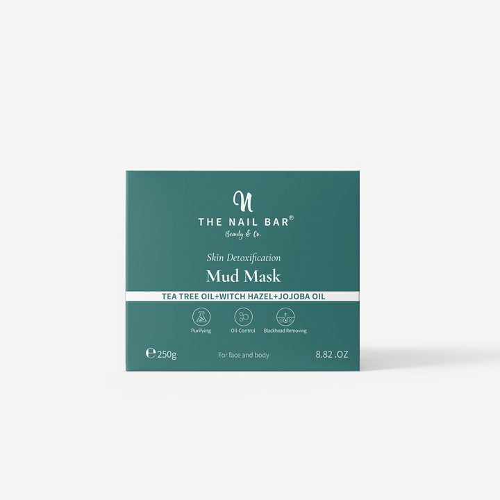 Skin Detoxification Mud Mask TEA TREE OIL + WICH HAZEL + JOJOBA OIL
