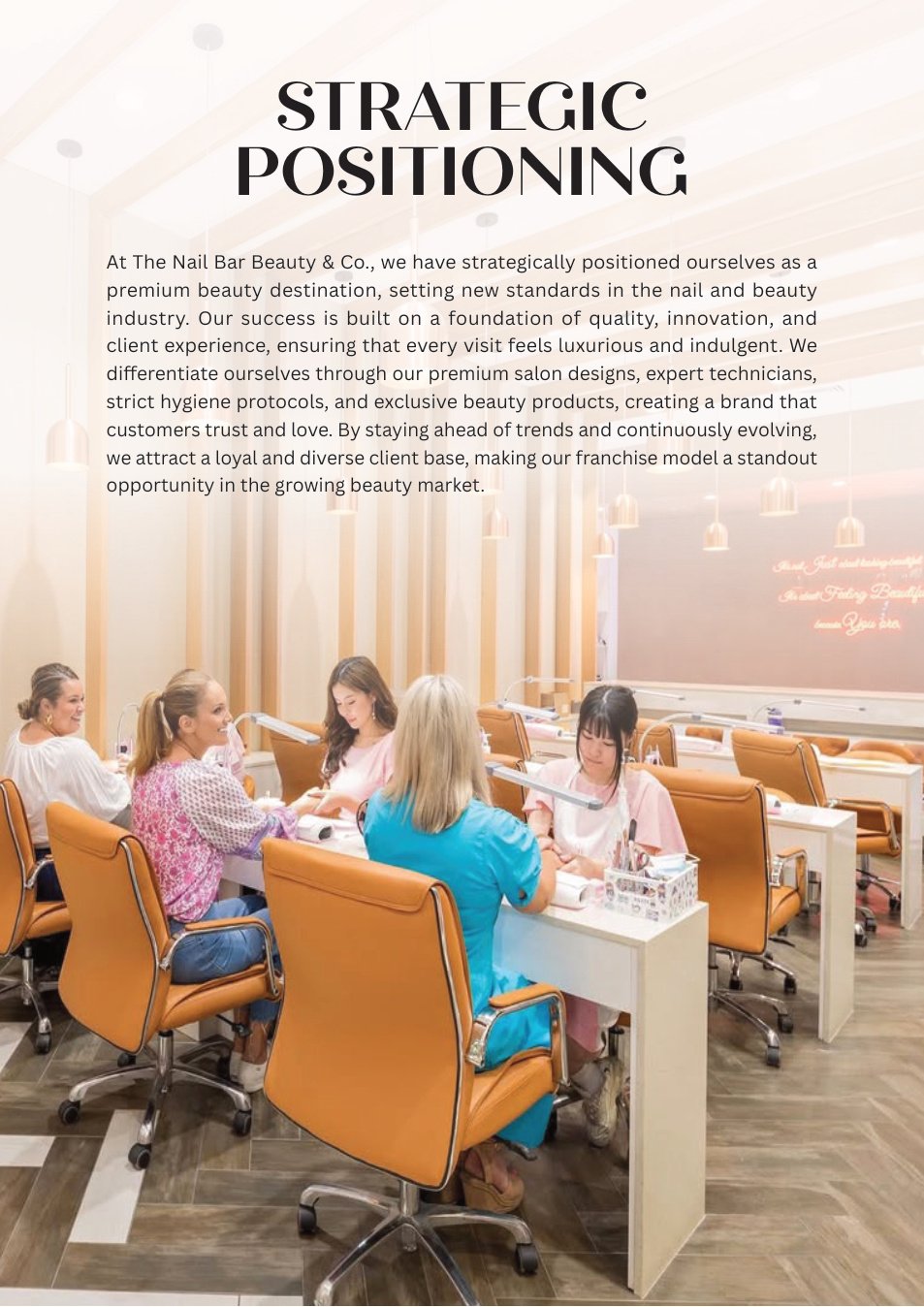 The Nail Bar strategic positioning salon image