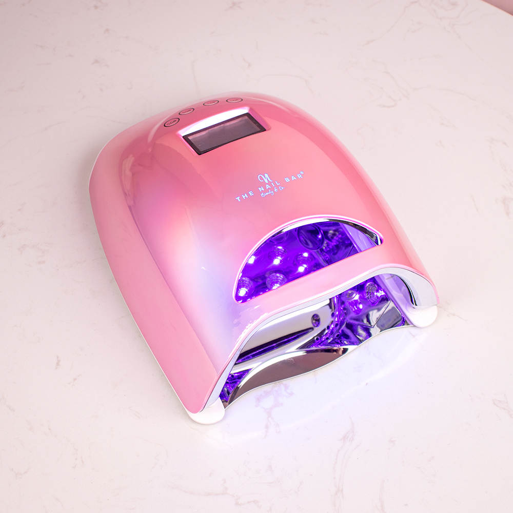 Rainbow Silver Color Pro Cure Cordless 48w LED UV Lamp - The Nail Bar Beauty & Co.