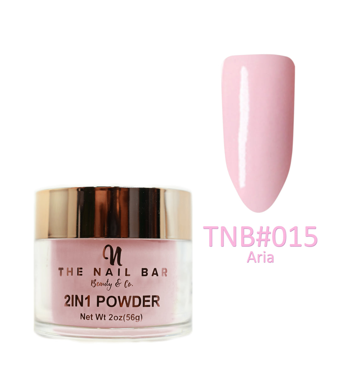 2-In-1 Dipping/Acrylic colour powder (2oz) -Aria - The Nail Bar Beauty & Co.