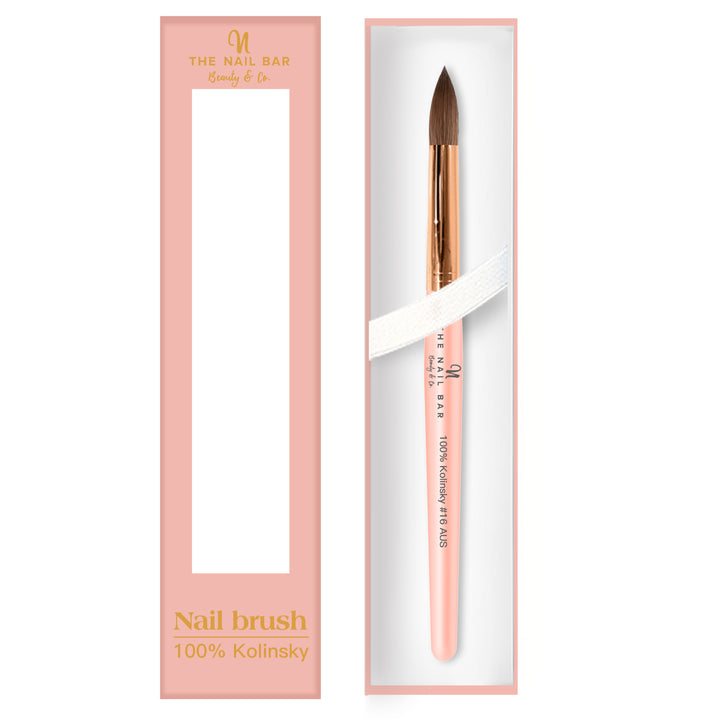 Acrylic Nail Brush - 100% Pure Kolinsky - The Nail Bar Beauty & Co.