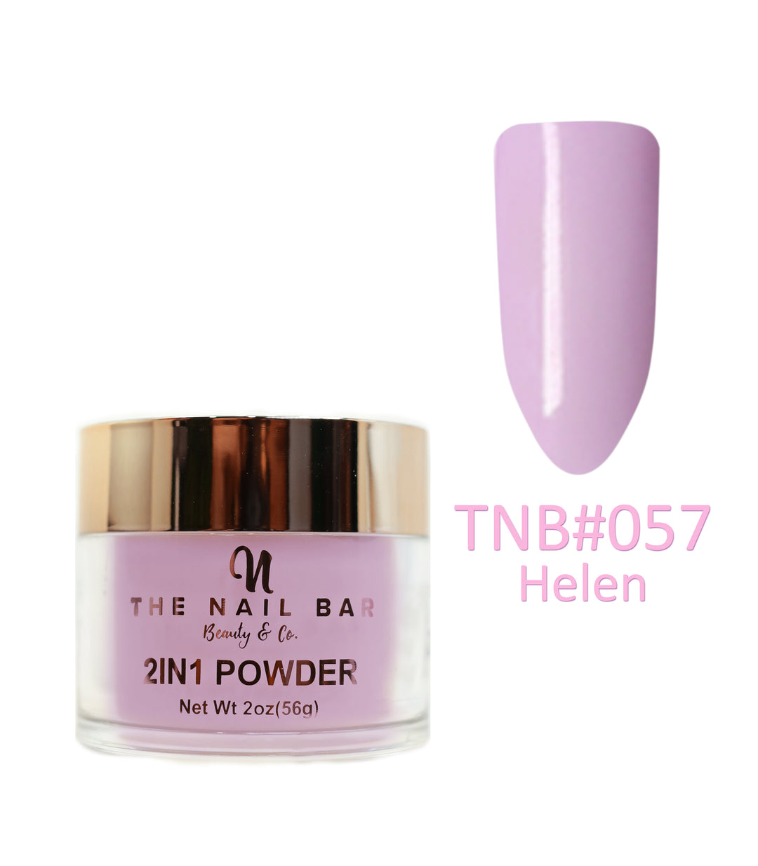 2-In-1 Dipping/Acrylic colour powder (2oz) -Helen - The Nail Bar Beauty & Co.