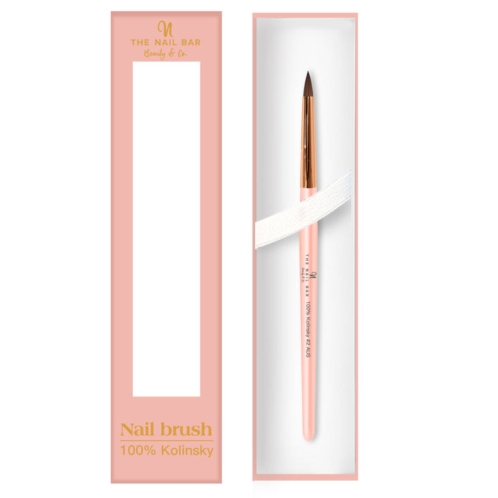 Acrylic Nail Brush - 100% Pure Kolinsky - The Nail Bar Beauty & Co.