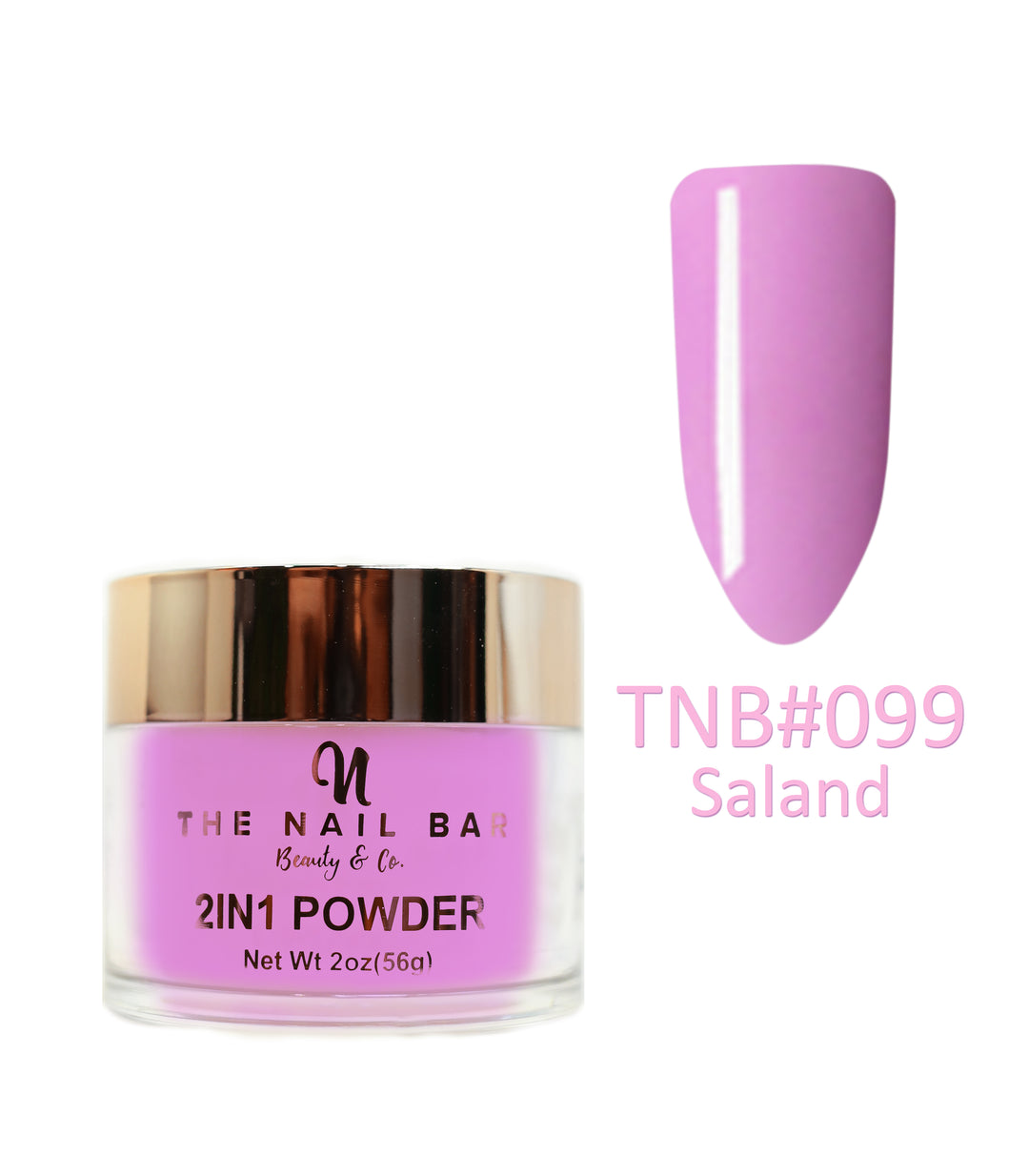2-In-1 Dipping/Acrylic colour powder (2oz) -Saland - The Nail Bar Beauty & Co.