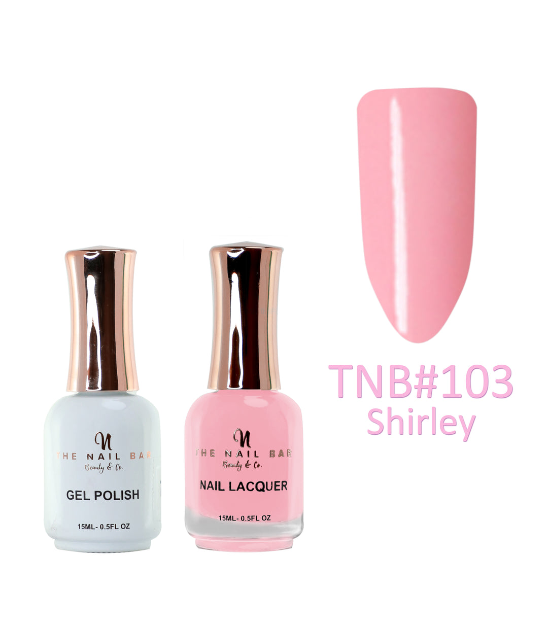 Dual Polish/Gel colour matching (15ml) - Shirley
