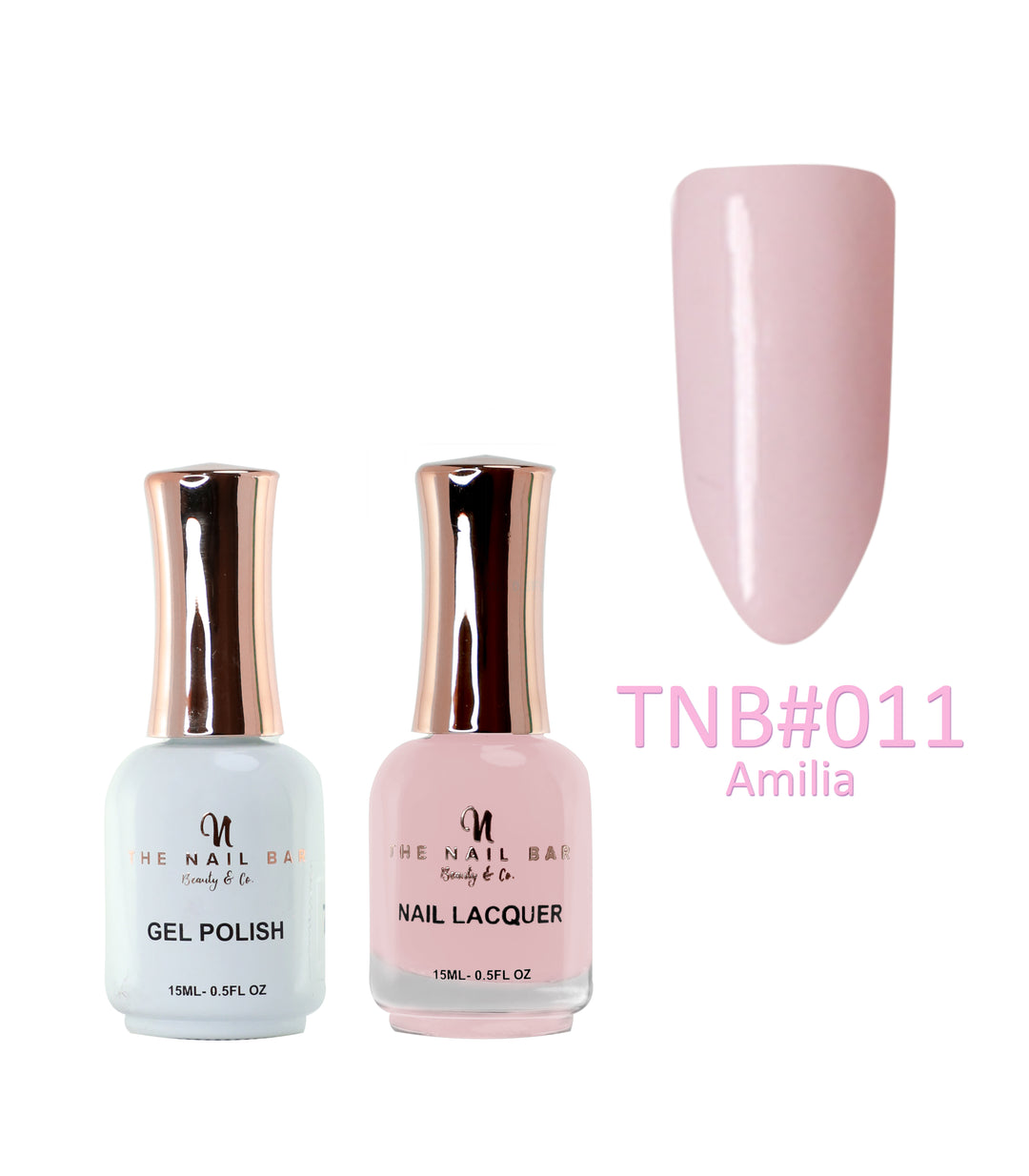 Dual Polish/Gel colour matching (15ml) - Amilia - The Nail Bar Beauty & Co.