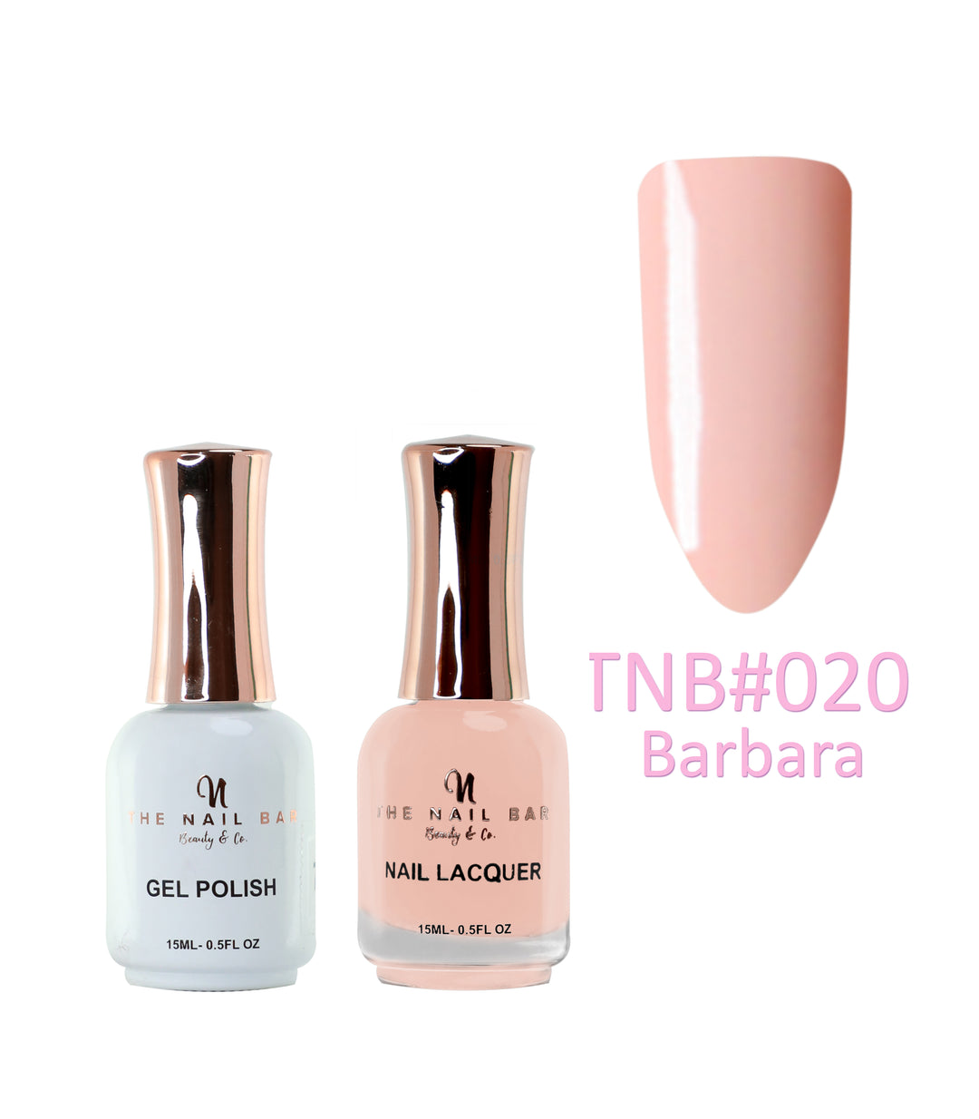 Dual Polish/Gel colour matching (15ml) - Barbara - The Nail Bar Beauty & Co.