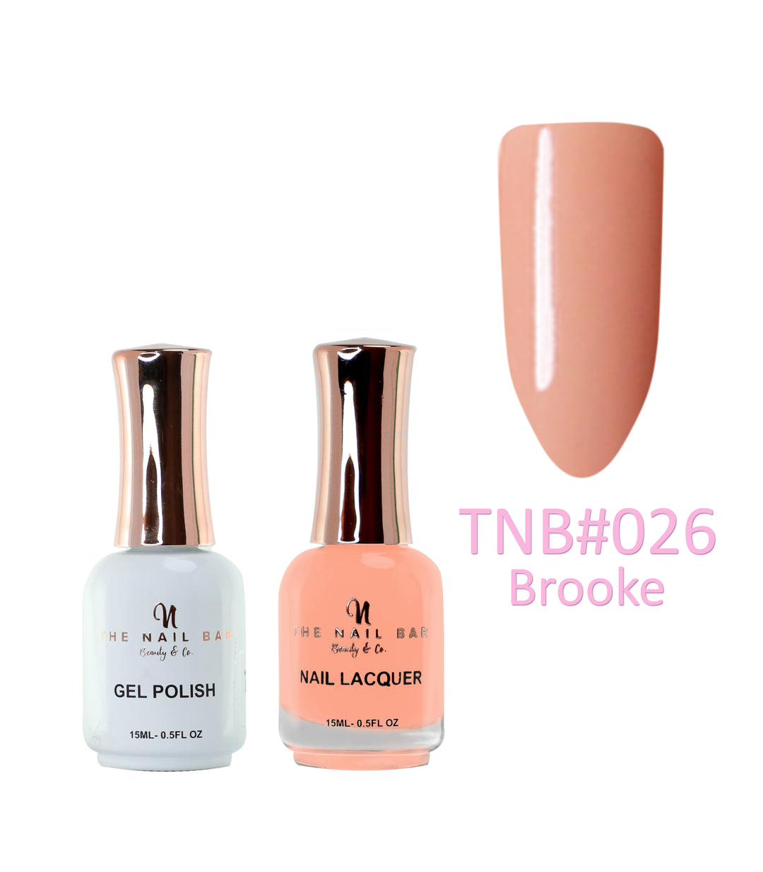 Dual Polish/Gel colour matching (15ml) - Brooke - The Nail Bar Beauty & Co.